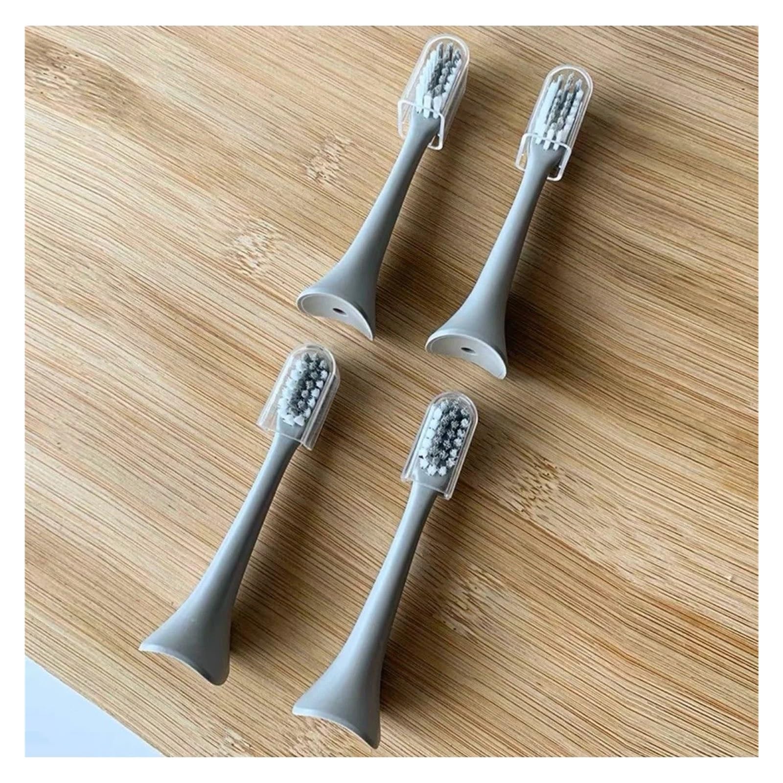 Cabezales adultos, compatible con Aurora | Cabezales de cepillo dental de plástico para adultos, tamaño de 10 cm, para recambio diario(BLACK 8pcs)