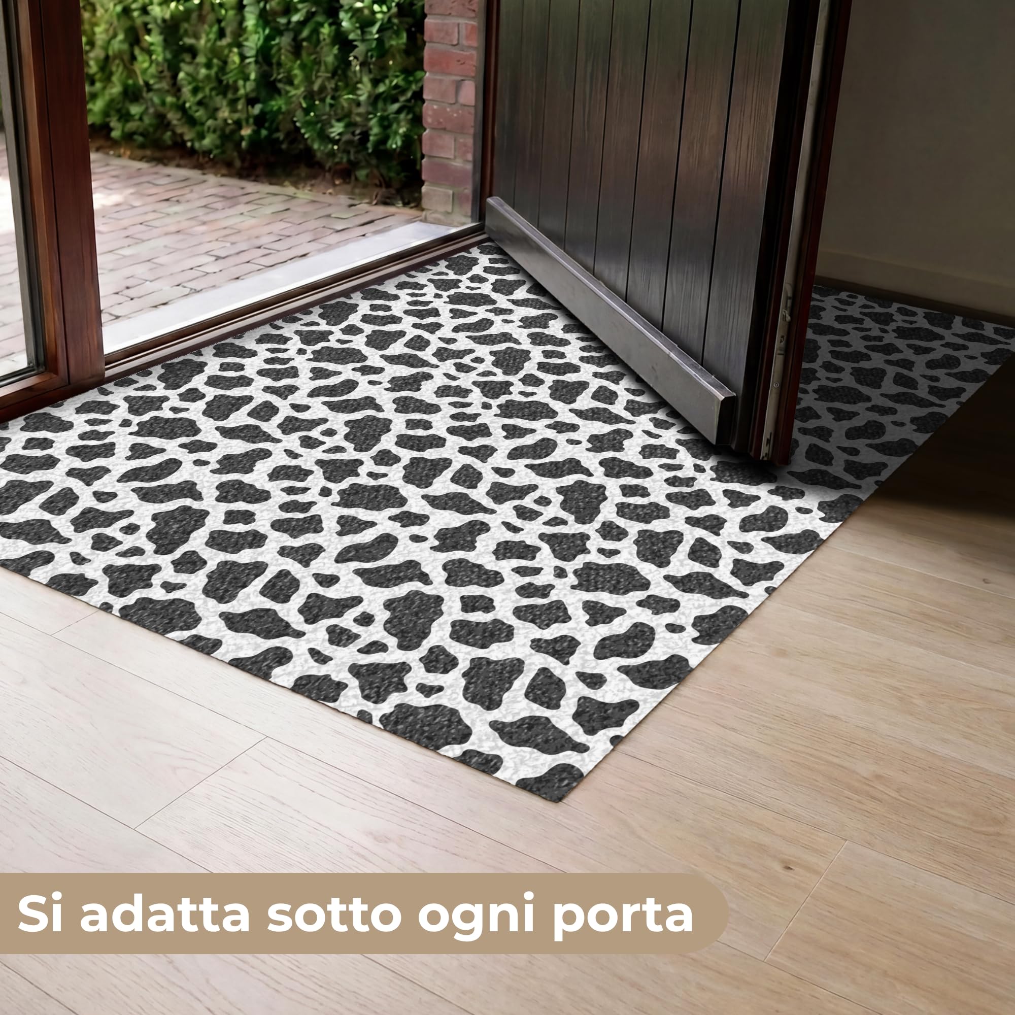 MuchoWow© Zerbino Zerbini Tappeto Ingresso Esterni Pizza Città Vino Rosa | 80x120 cm - Prosecco Stretto Calcio Birra Home Amore Famiglia