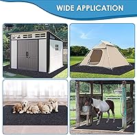 Vista 5 de Meitola Tapetes para Caballos/Establos - Tapetes de Establo Resistentes - para Superficie del Piso/Tapete Absorbente Ligero Lavable para Piso, Parte