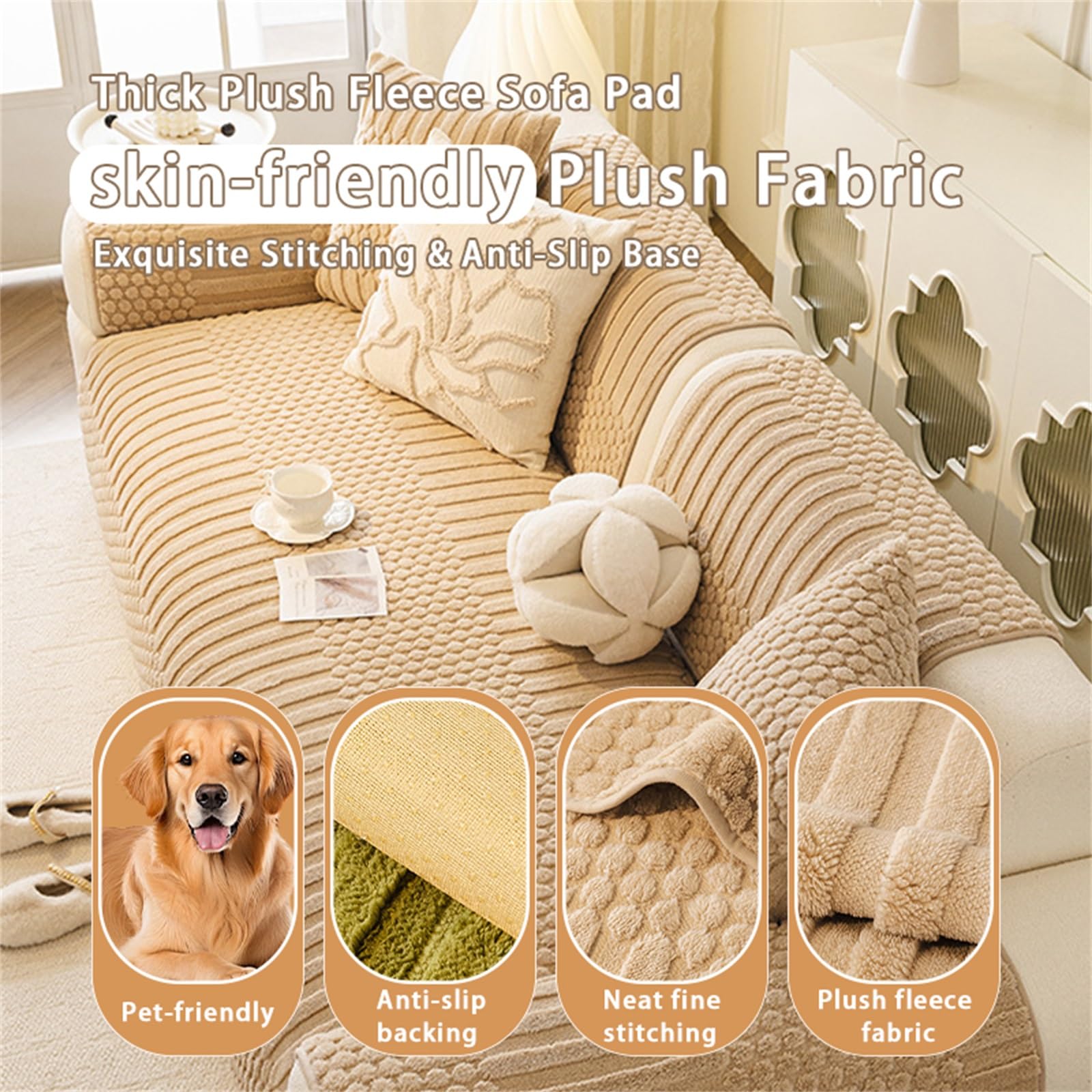 Housse de Canapé for Chiens, Flanelle Épaisse for Animaux de Compagnie