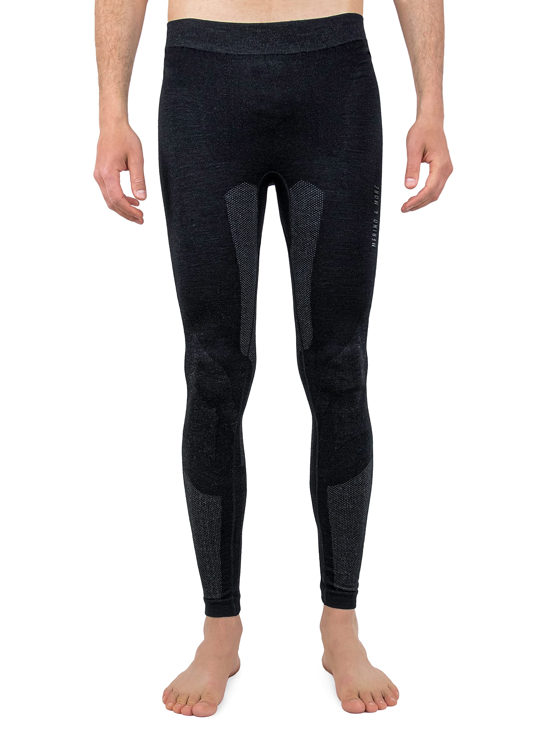Merino & More Merino Unterhose Herren - Funktionsunterwäsche Merinowolle - lang