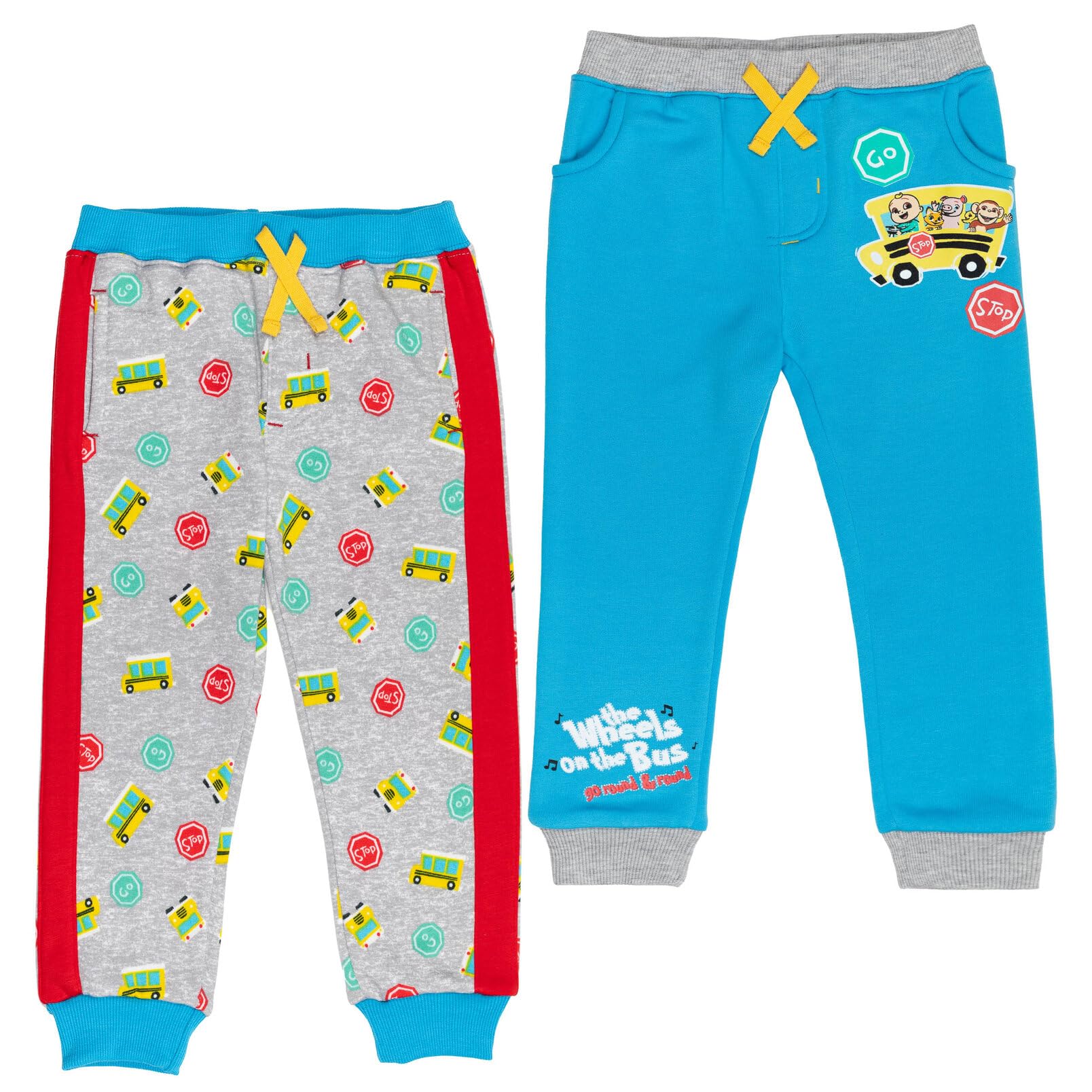 CoComelon JJ Fleece 2 Pack Jogger Pants Infant to Toddler