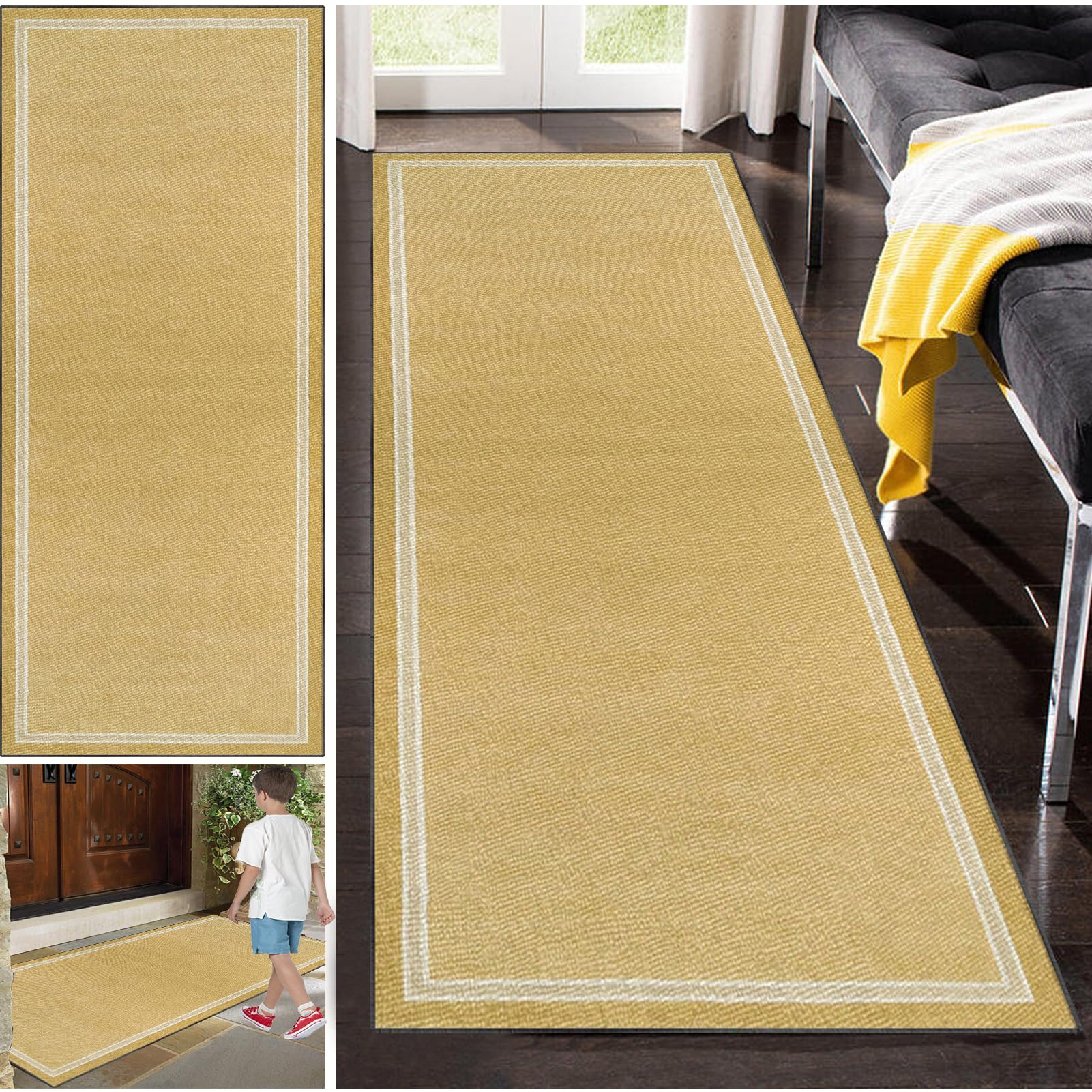 Tapis de Couloir Long, Tapis pour Cuisine Devant évier 70 x 180 cm