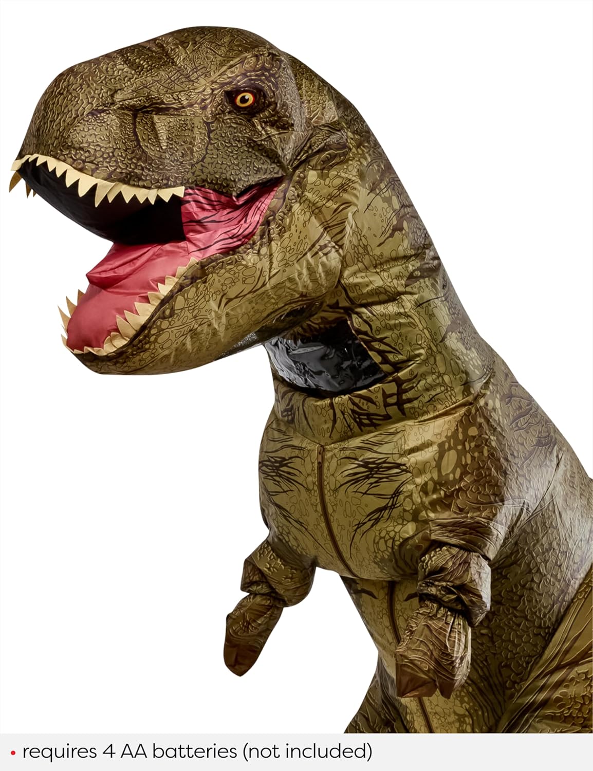 Rubies Jurassic World: T-Rex Inflatable Costume for Teens, Unisex One Size