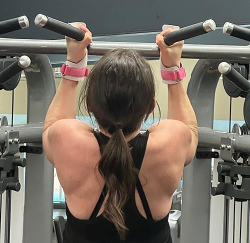 Miniatura 7 de Woddies - Puños de gimnasia para crossfit, dominadas, levantamiento de pesas, cuero suave, ajuste cómodo, agarre WOD duradero para adultos