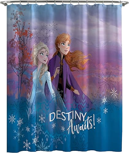 Jay Franco Disney Frozen 2 Destiny Awaits - Cortina de ducha, multicolor