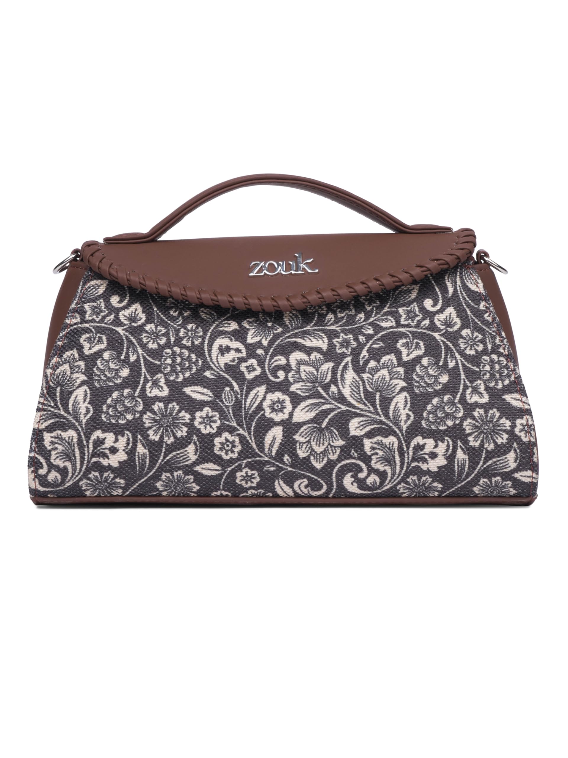 ZOUK Saisha Sling Bag for Women – Vegan Leather with Whip-Stitch