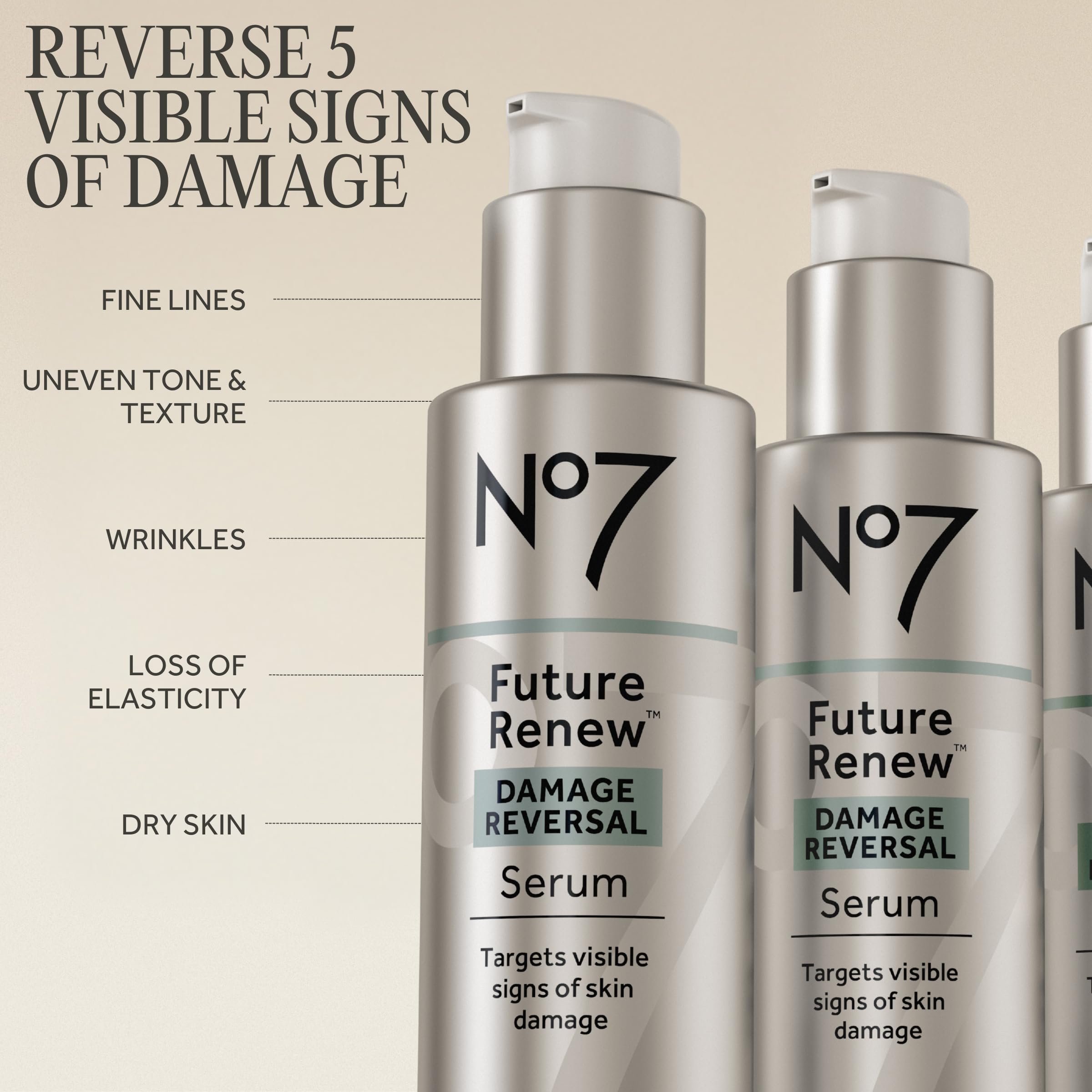 Amazon.com: No7 Future Renew Damage Reversal Anti Aging Serum for