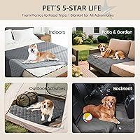 Vista 65 de gogobunny Funda de cama 100% impermeable de doble cara para perro, manta para mascotas, sofá, muebles, protector para cachorros, perros grandes
