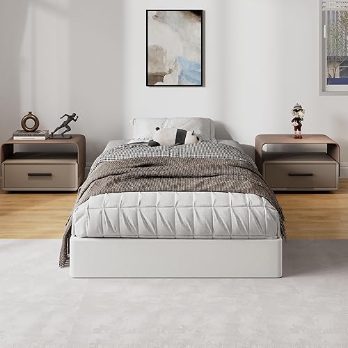 Miniatura 9 de Base de somier de 7 pulgadas para cama individual, base de colchón de metal para somier de 1500 libras, montaje sin herramientas, sin ruidos