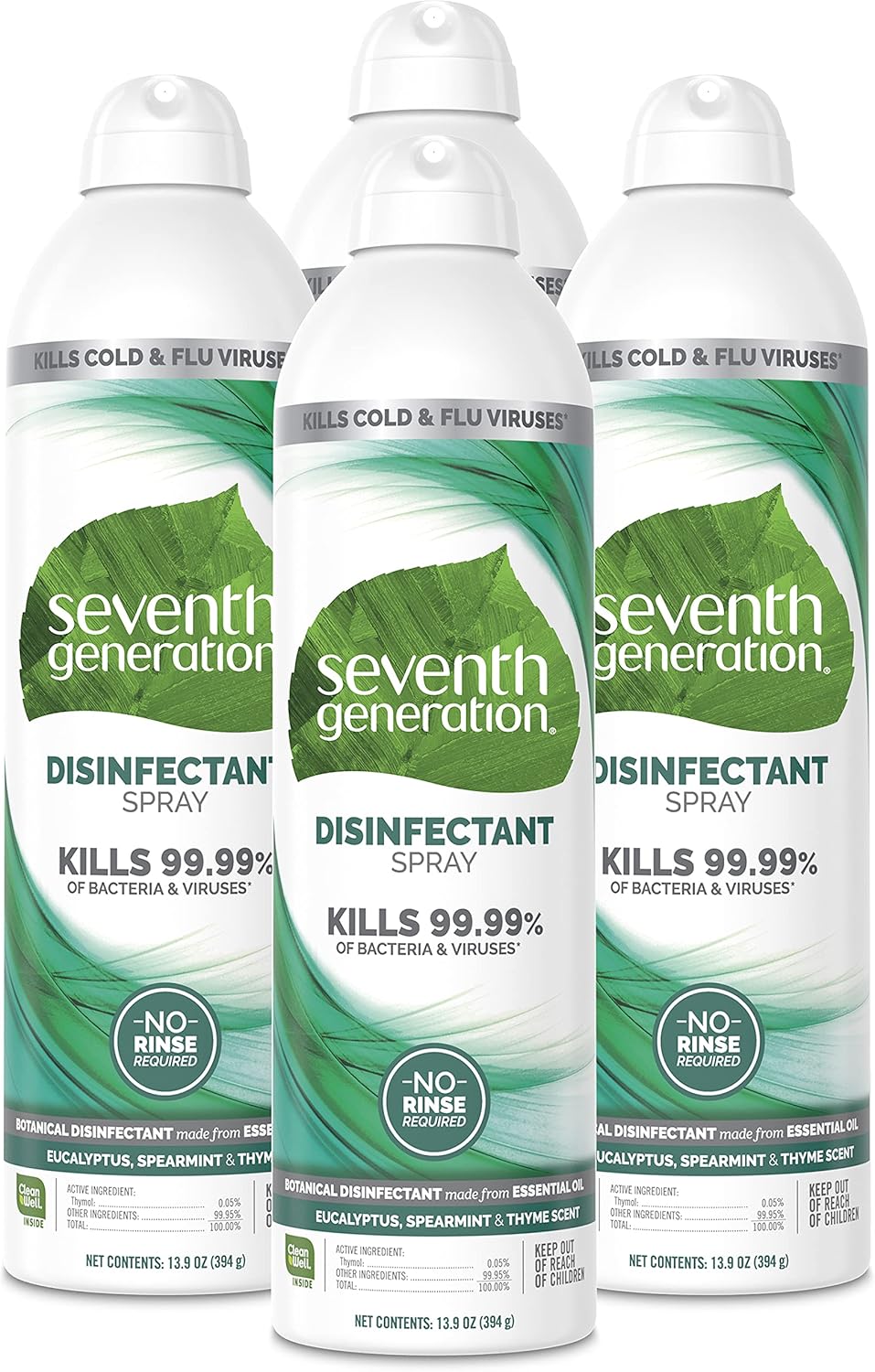 Seventh Generation Disinfectant Spray, Eucalyptus Spearmint