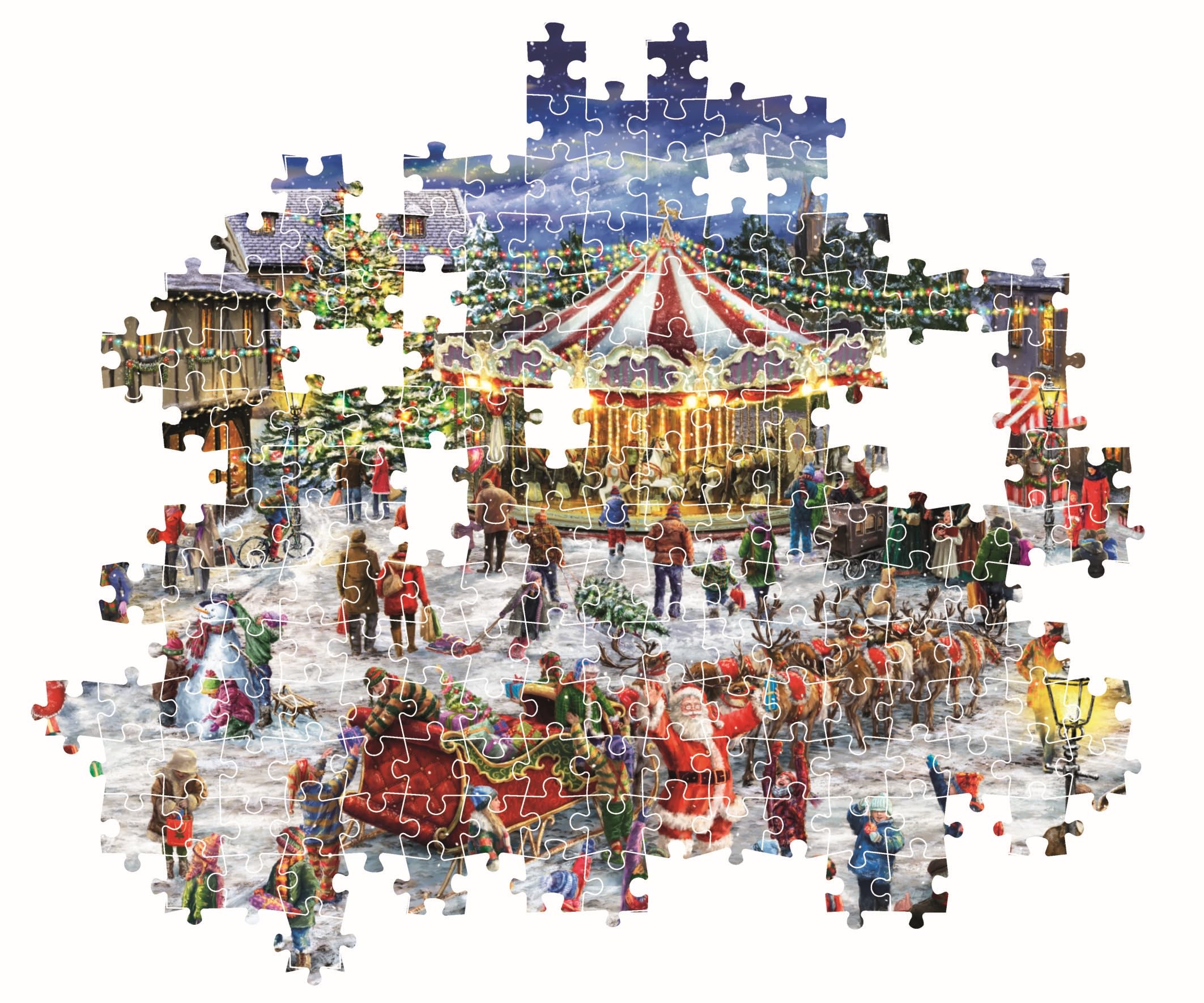 Puzzle Clementoni 1500 Pièces - Transfiguration De Raphaël, 59,2 X 84,3 Cm, Fabriqué En Italie