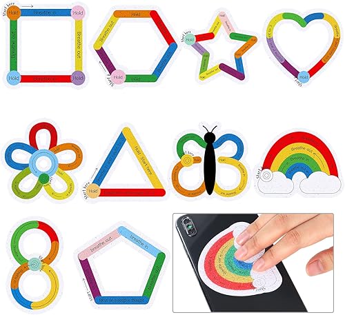 Miniatura 5 de 50 tiras sensoriales de ansiedad, tiras sensoriales texturizadas, táctiles, ásperas, adhesivas, cinta sensorial táctil, tiras sensoriales