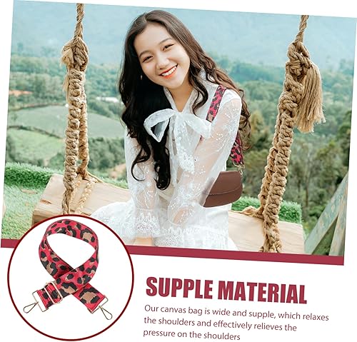 Miniatura 9 de EXCEART 5pcs Adjustable Shoulder Strap Purse Accessories Leopard Print Bag Tote Bag for Women Crossbody Purse Strap Adjustable Straps Wide Bag Strap