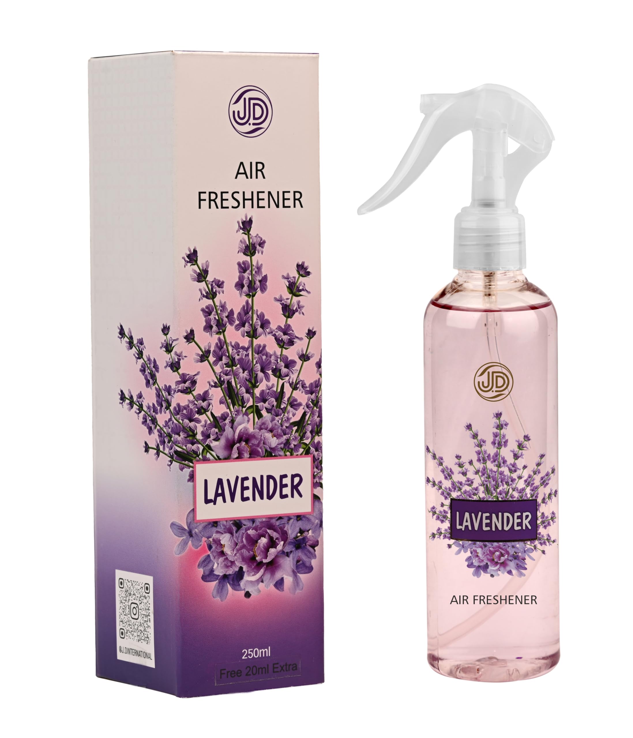 JD INTERNATIONAL Lemon Air Freshener - 250ml | Refreshing Room Spray | Invigorating Aromatherapy for a Wave of Freshness