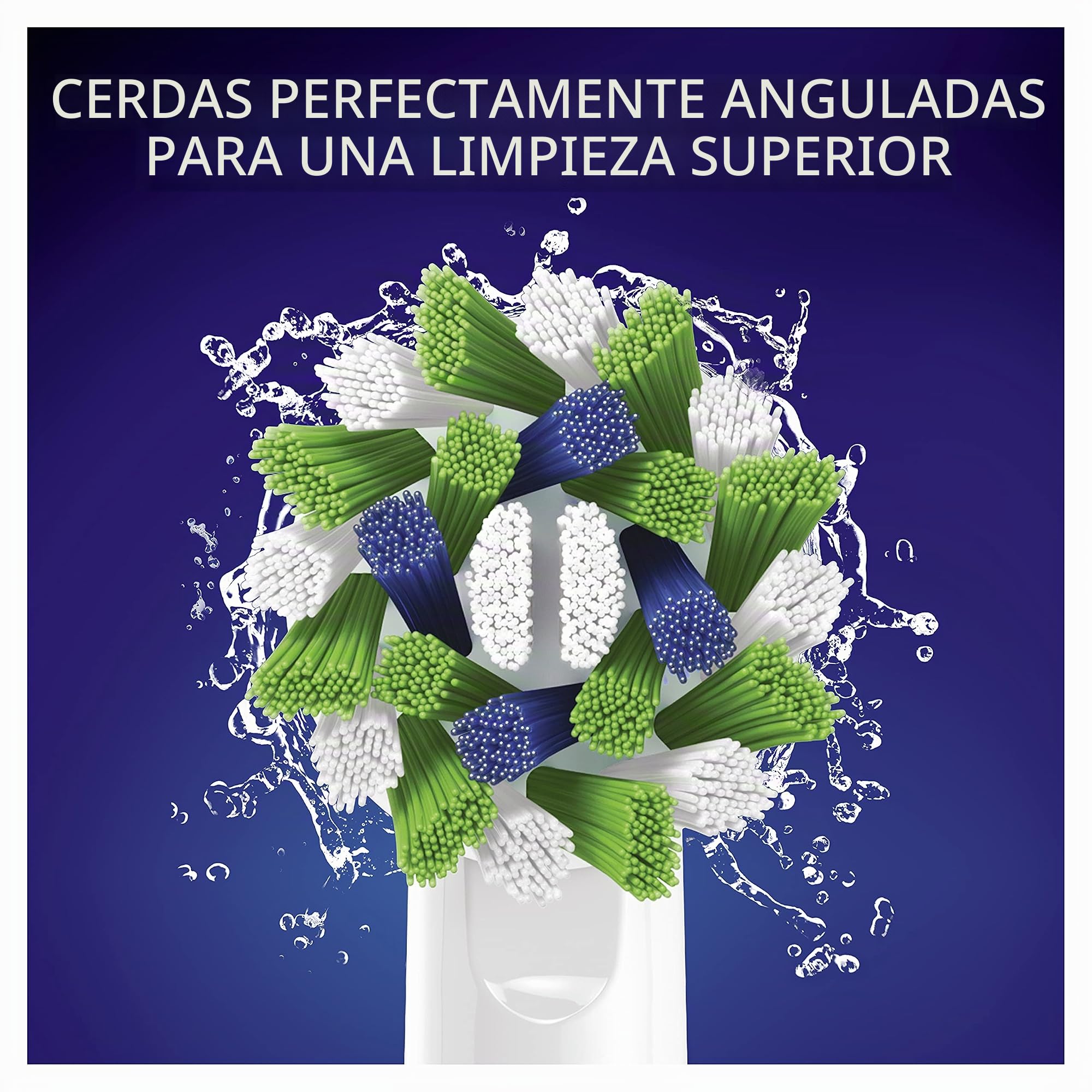 Oral-B 10 x CrossAction Brush Heads with CleanMaximiser Bristles for Superior Cleaning