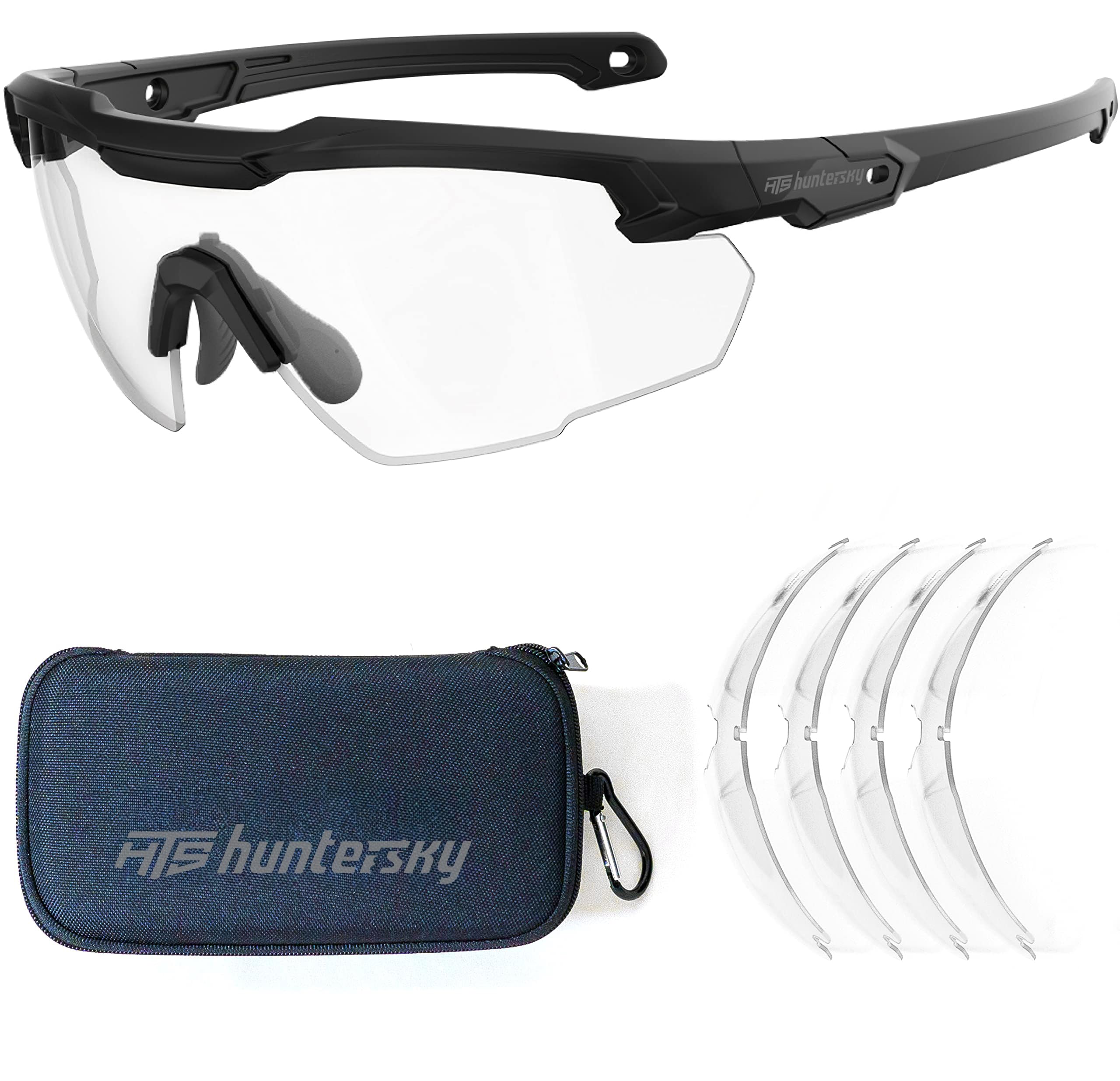 DISCOVER YOUR WORLD ! Anti-Fog Shooting Safety Glasses for men Military Grade range Hunting Riding Airsoft.