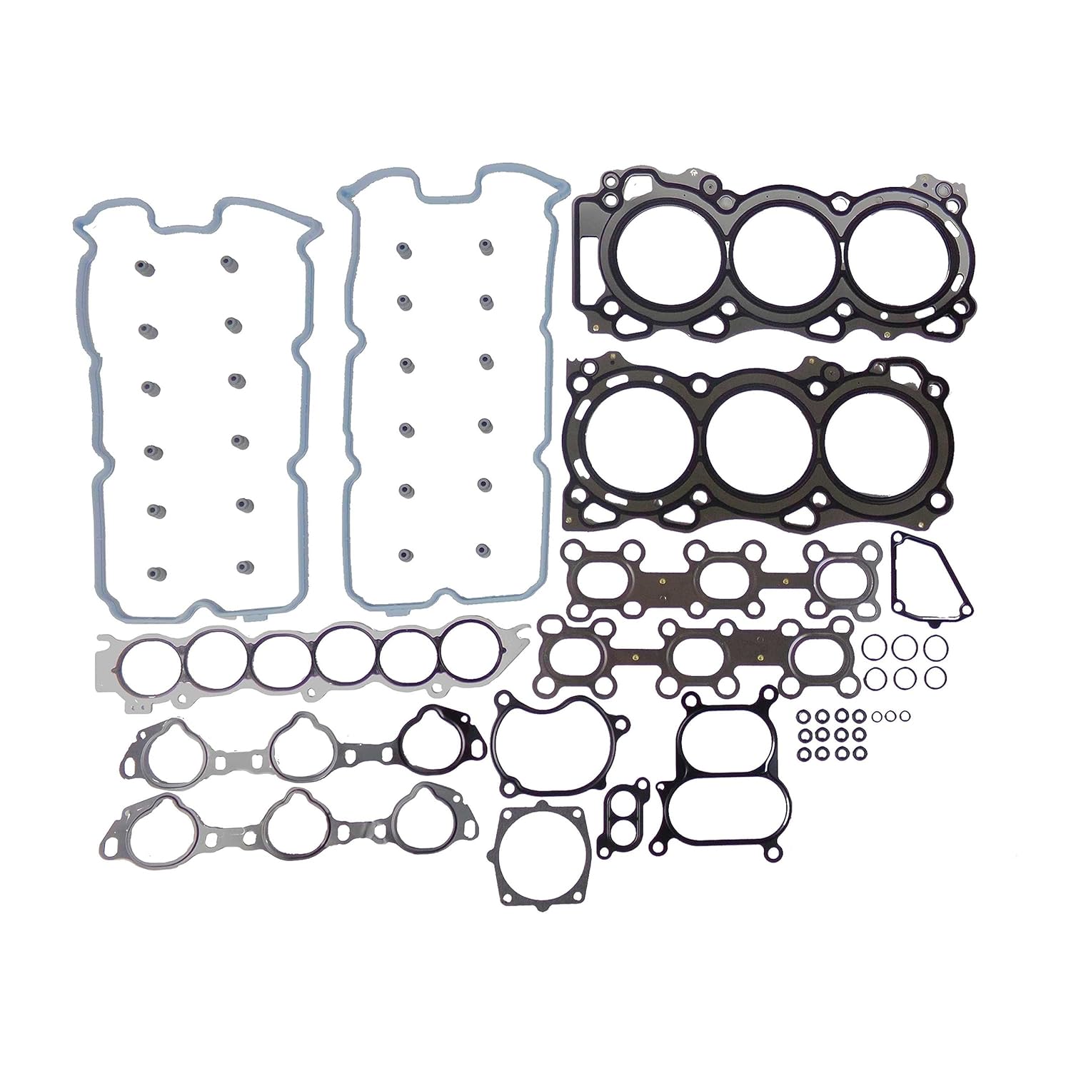 DNJ HGB645 Cylinder Head Gasket Set with Head Bolt Kit for 2002-2009 Infiniti, Nissan Altima, I35, Maxima 3.5L V6 24V DOHC 3498cc