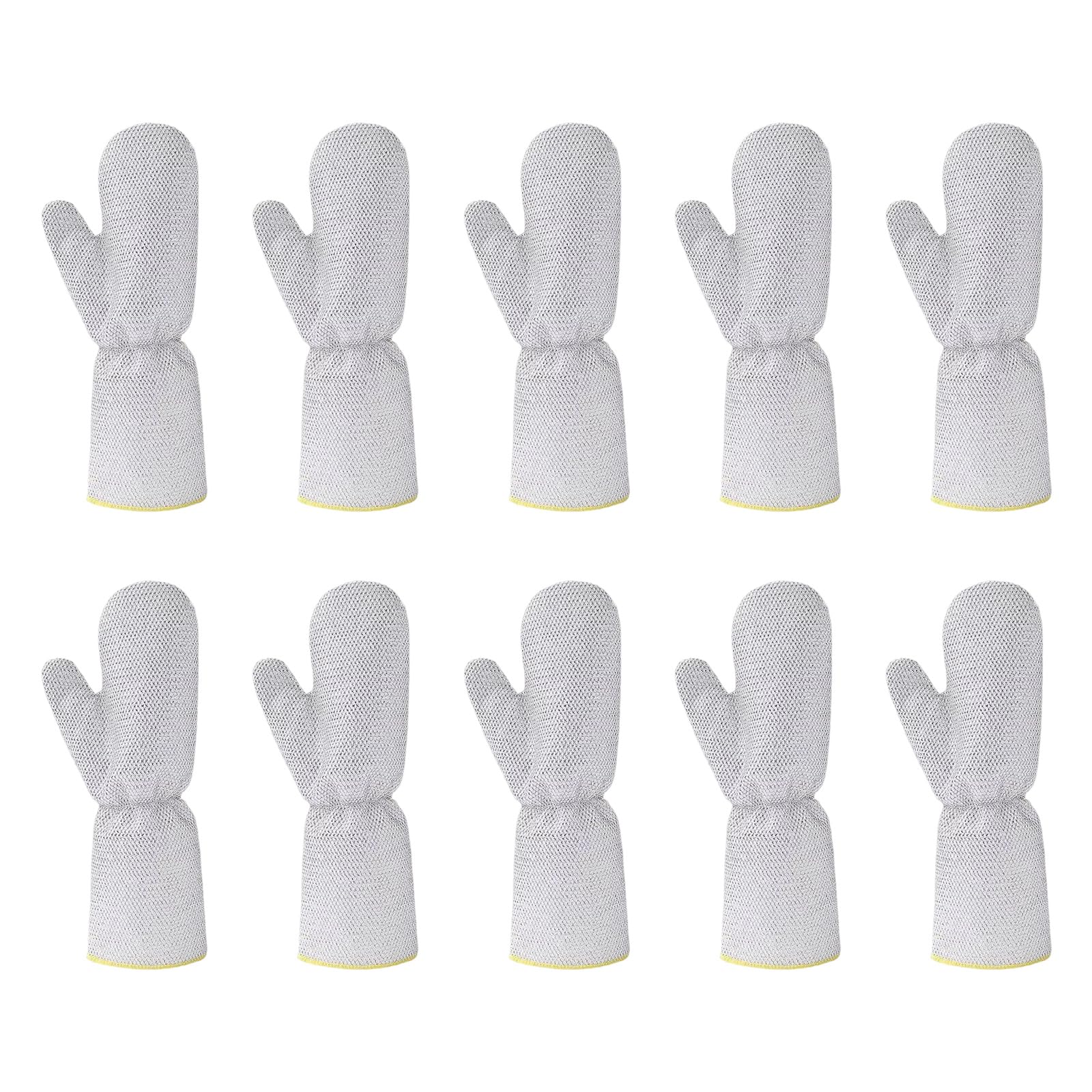 Oxxggkao 10Pieces Steel Wire Cleaning Gloves with Extended Long Design for Safe Scrubbing and Household Dishwashing Tasks Steel Wire Kitchen Dishwashing Gloves