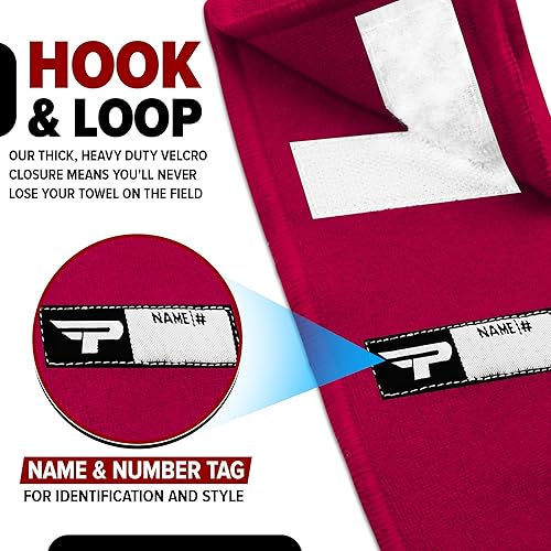 Miniatura 3 de Cada juego cuenta. Juega con corazón. Confía en nuestras toallas de fútbol para un agarre inmejorable y una visión clara, ligeras para todo tu