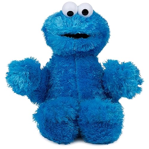 GUND Official Cookie Monster Muppet Plush, Premium Plush Toy for Ages 1 & Up, Blue, 12” - Multicolor