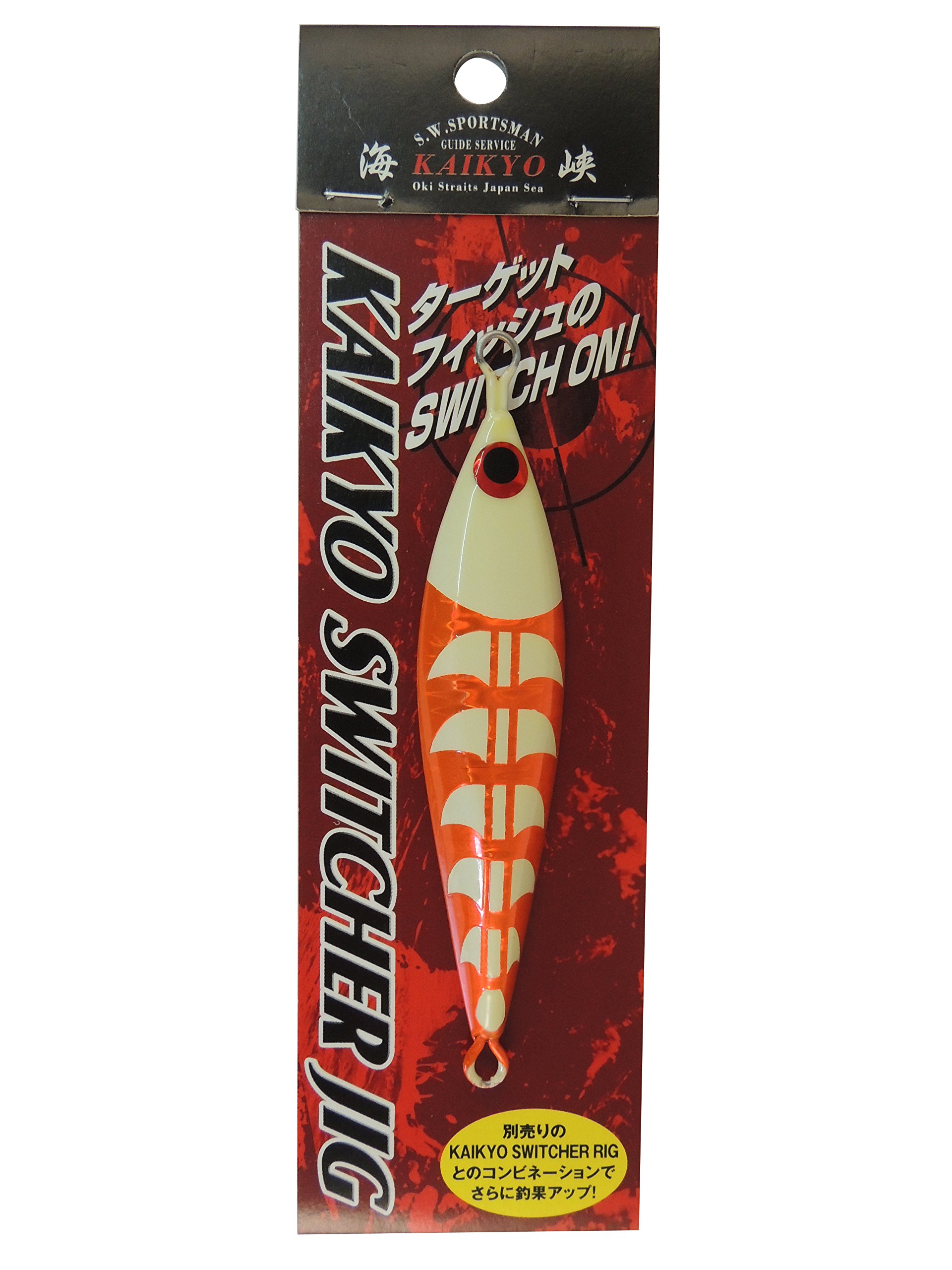 Kaikyo Metal Jig Lure, Switcher Jig, Skeleton Orange (Glow Color