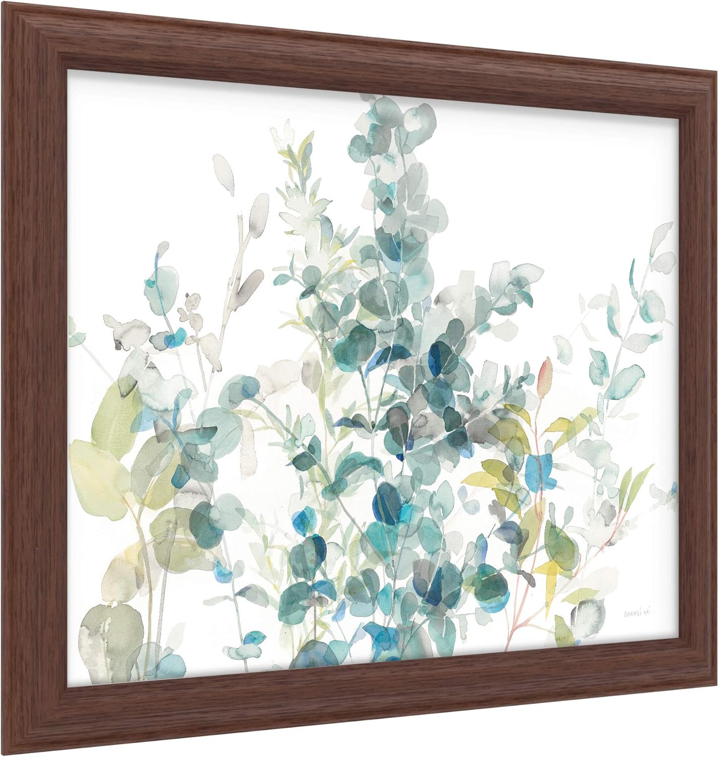 Trademark Fine Art ' Eucalyptus I White Crop ' Wood Frame by Danhui NAI 16x20