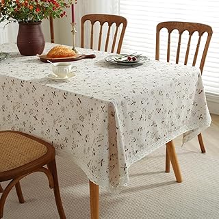 テーブルクロス 140cm×180cm 撥水 防汚 北欧風 長方形 厚手 耐熱 おしゃれ 食卓カバー ダイニング テーブルマット カフェ風 インテリア用 ORRZB08