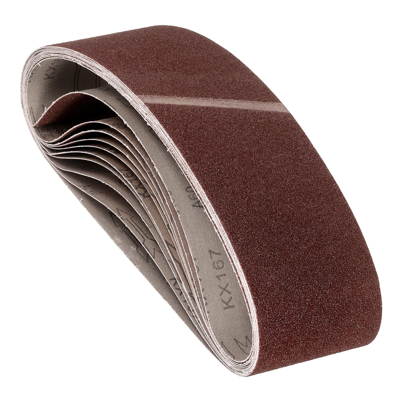 Kozelo 10 Pcs Sanding Belts 4 x 36 Inch 60 Grit Aluminum Oxide Abrasive Sandpaper for Belt Sander Metal Grinding Wood Working Weld Rust Removal