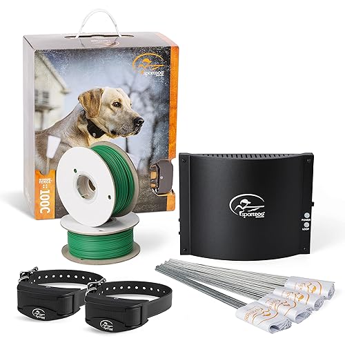 SportDOG Brand Rechargeable In-Ground Fence System - Waterproof, Rechargeable Collar