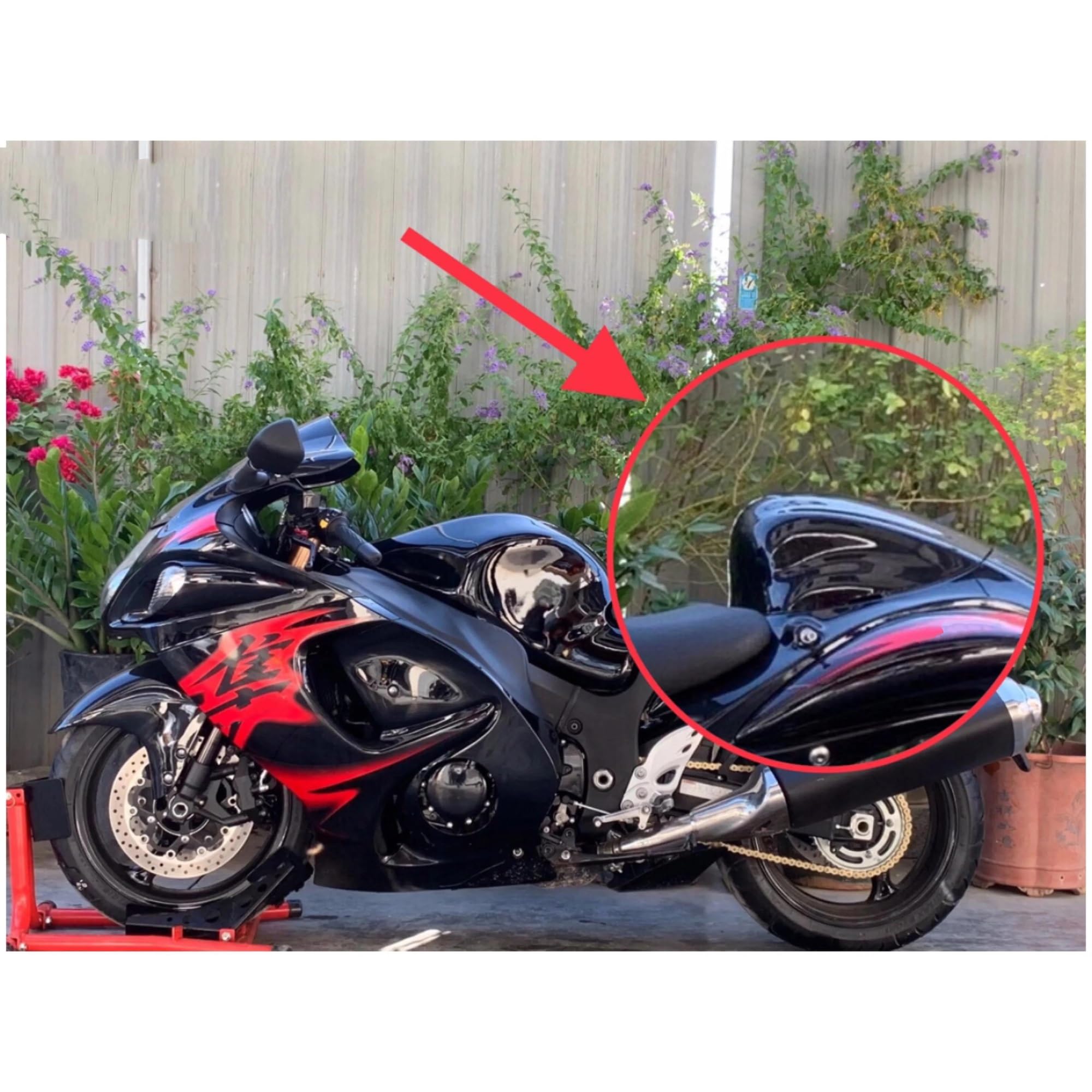 Sell Rear Pillon Passenger Seat For 2007-2008 Suzuki GSXR1000 GSX-R 1000 leather New in GD, CN