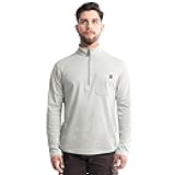 mens 1/2 Zip Mock Neck Pullover