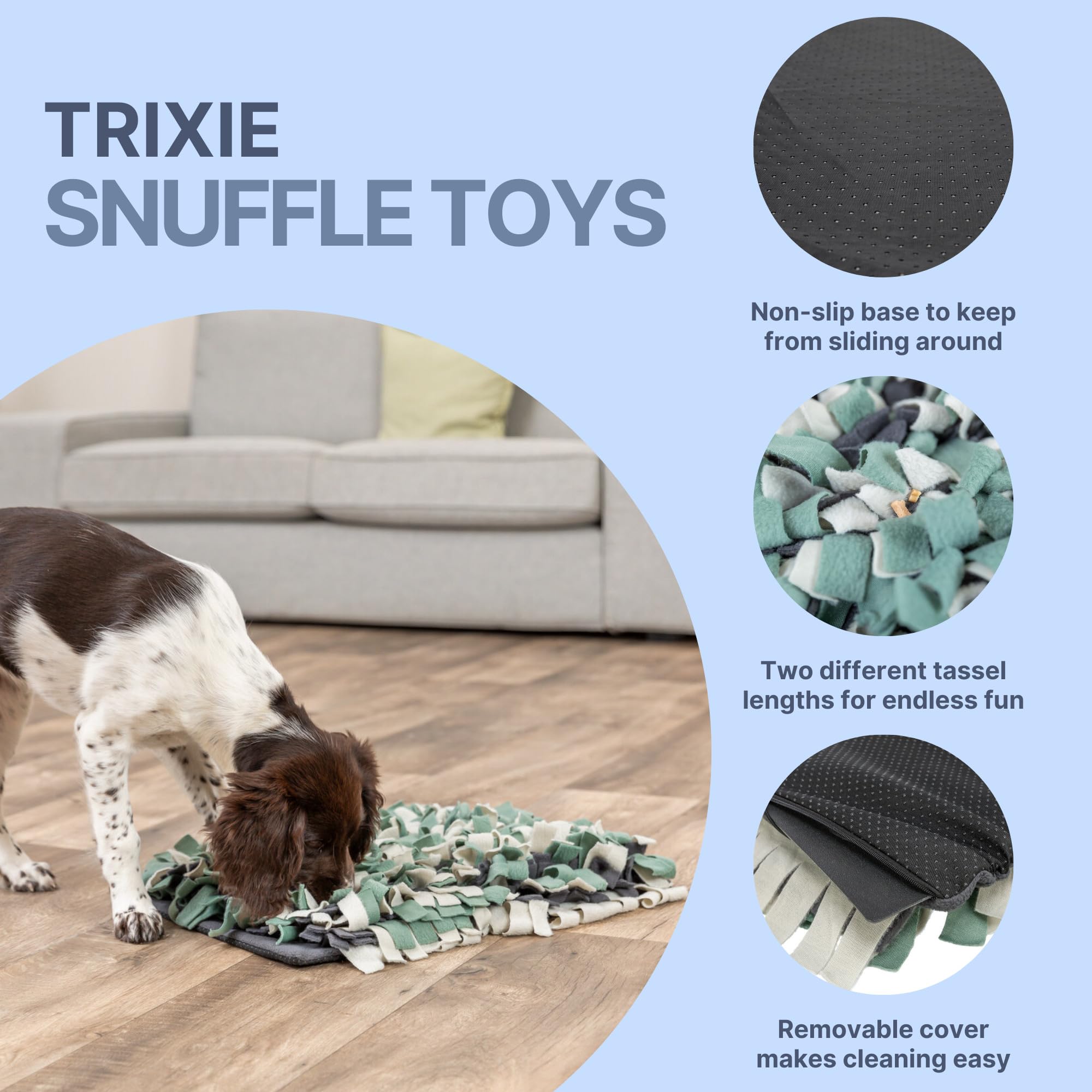 TRIXIE Strategie-Spiel Schnüffelteppich - Diverse 50 × 34 cm