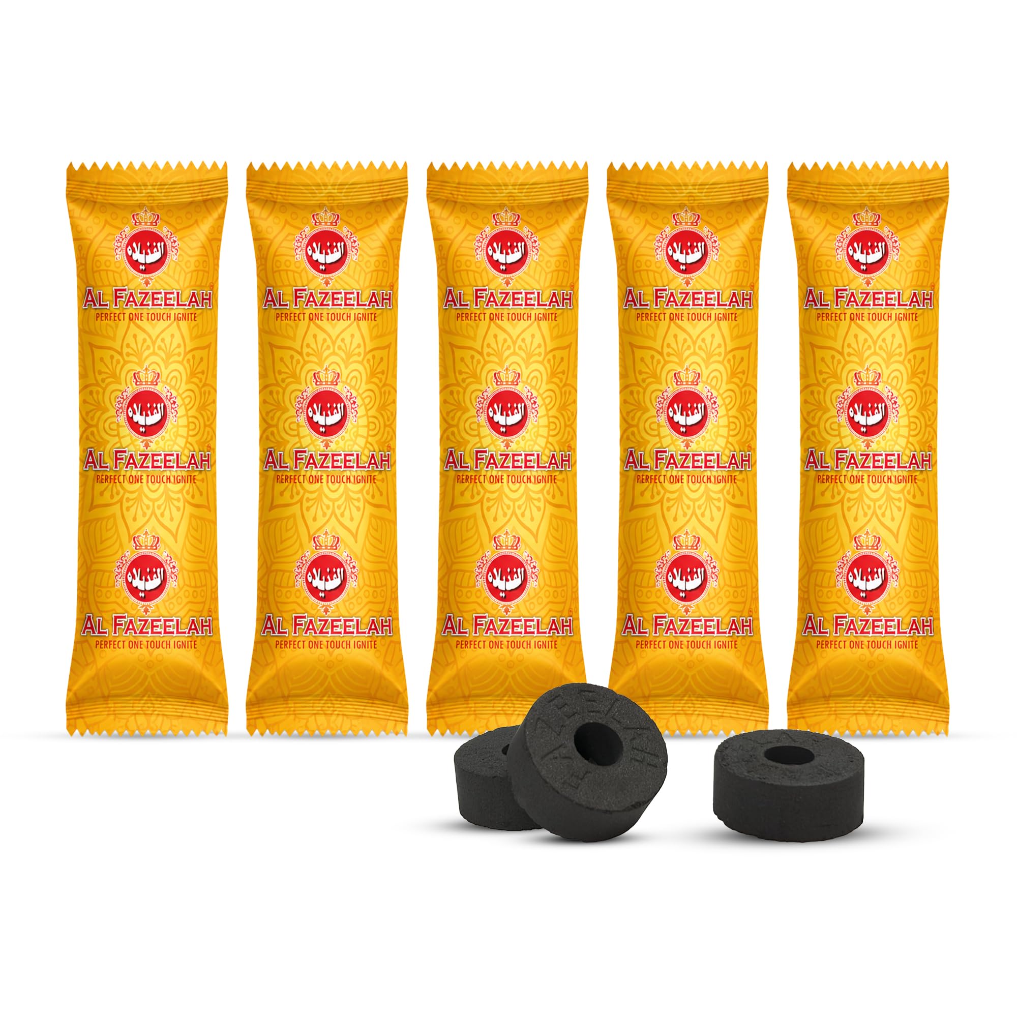 Premium Multi-Purpose Charcoal | Polo Magic Coal 35 mm | Quick Light Ring Charcoal | 100% Natural | 50 Pieces (5 Rolls x 10 Tablets) | Low Ash | Long Burning | Easy Ignition-image-36