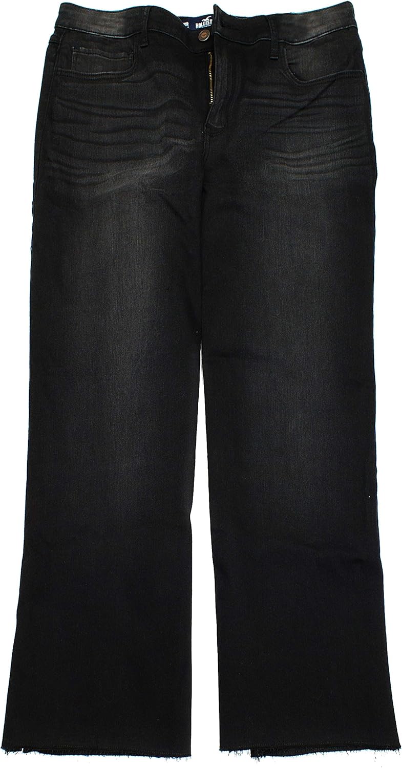 high rise culotte jeans