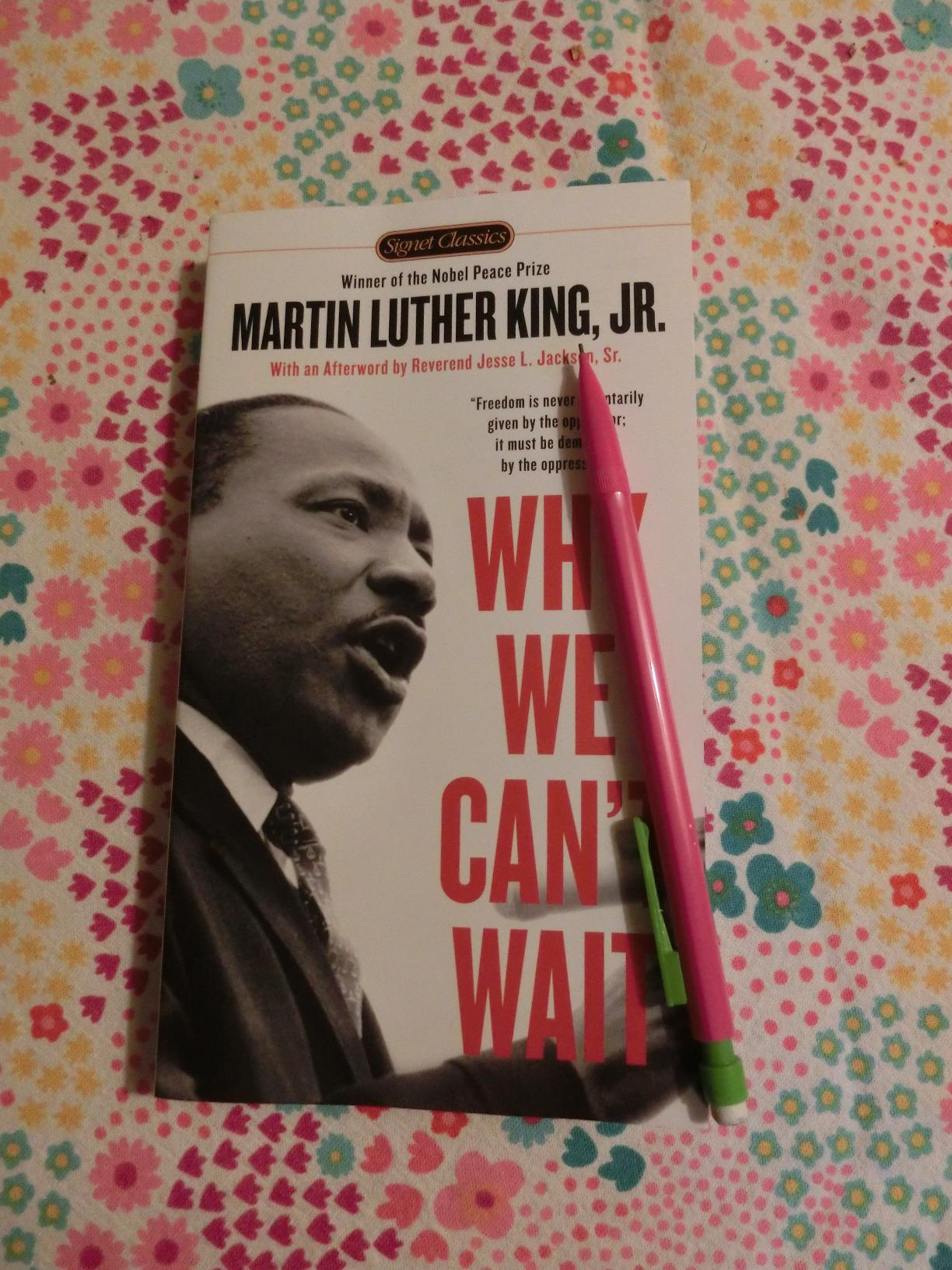 I can't recommend Why We Can't Wait highly enough