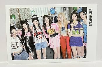 ベイビーモンスター　フード付きスウェット + フォトカード ベイビーモンスター水色フード付きパーカー＋フォトカード