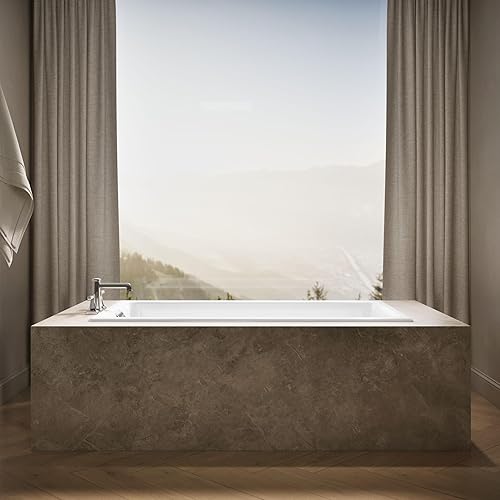 Miniatura 4 de Kohler K-855-0 - Baño de té para dos (5.5 pies), color blanco