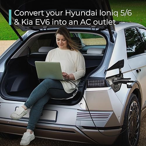Miniatura 2 de Lectron V2L Adaptador de vehículo a carga compatible con Hyundai Ioniq 5/6 y Kia EV6 (negro)