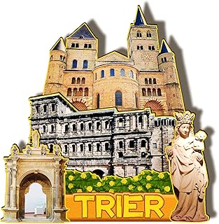 Trier Germany Holzmagnet, 3D-Kühlschrankmagnete, Reise-Sammlerstück, Souvenirs, Dekorationen, handgemachtes Handwerk