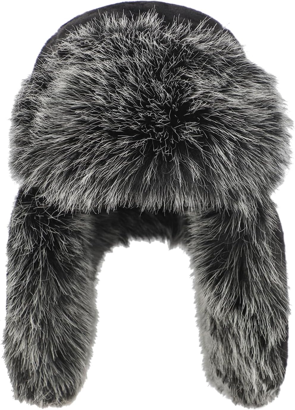 TINAYAUE Men’s Trapper Hat Faux Fur Thickened Lining Winter Warm Hat with Ear Flaps for Cold Weather, Skiing, Hiking, Fishing