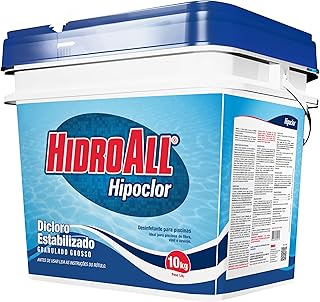 Balde cloro granulado Hipoclor HidroAll - 10 kg