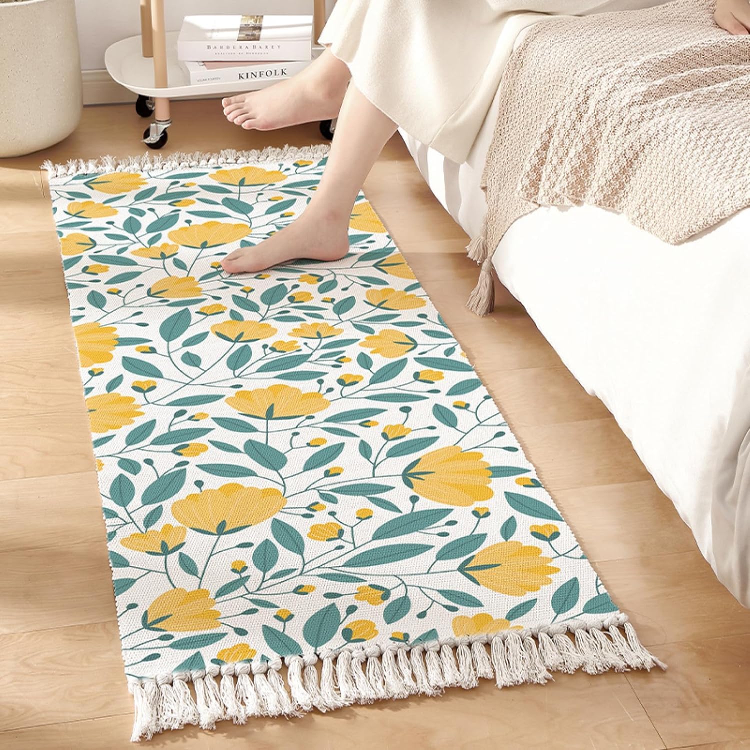Handwoven Cotton Rug Runner - 60x152cm -31