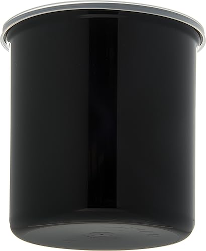 Miniatura 6 de Recipientes Carlisle de color liso, de forma redonda, con tapas, capacidad de 1,24 cuarto de galón, Negro, 6