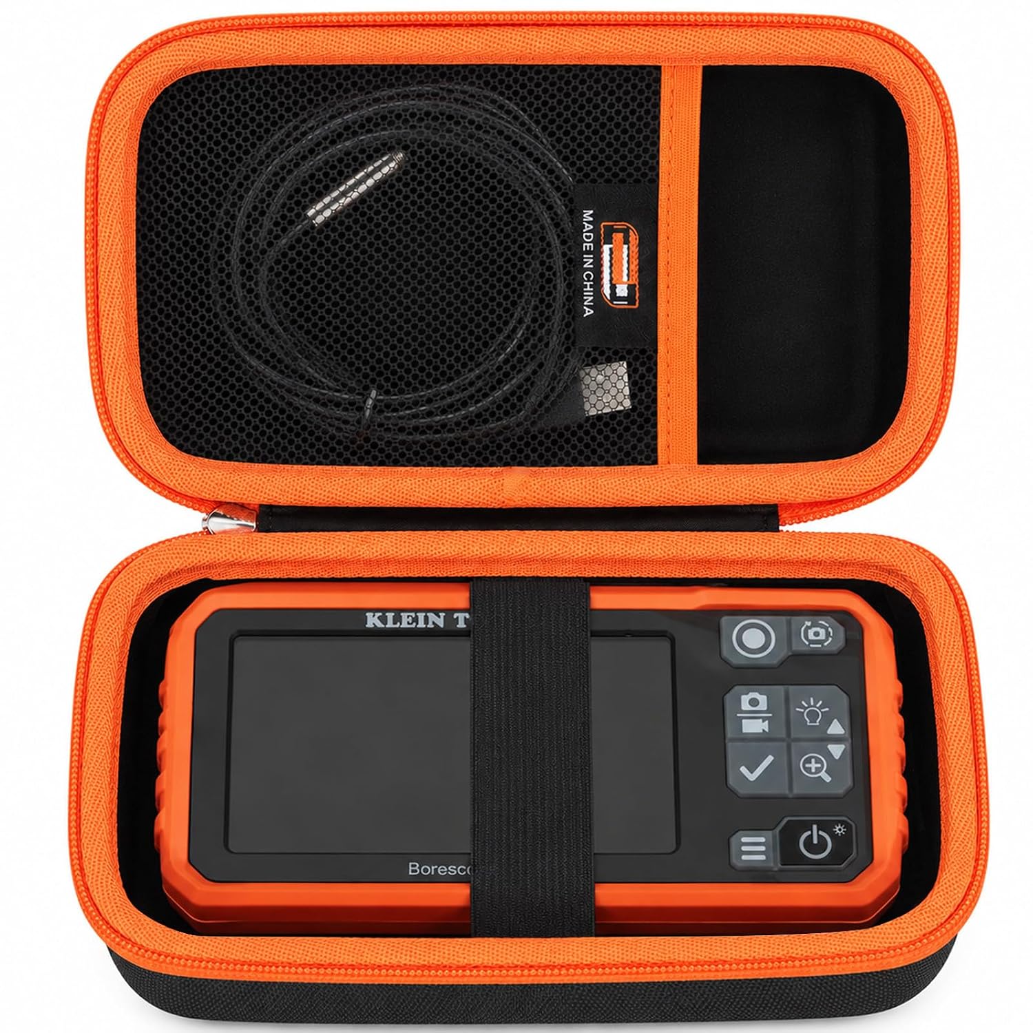 Hard EVA Carrying Case Compatible with Klein Tools ET17 Utility Borescope Endoscope Inspection Camera, Portable Shockproof Storage Box (Case Only)