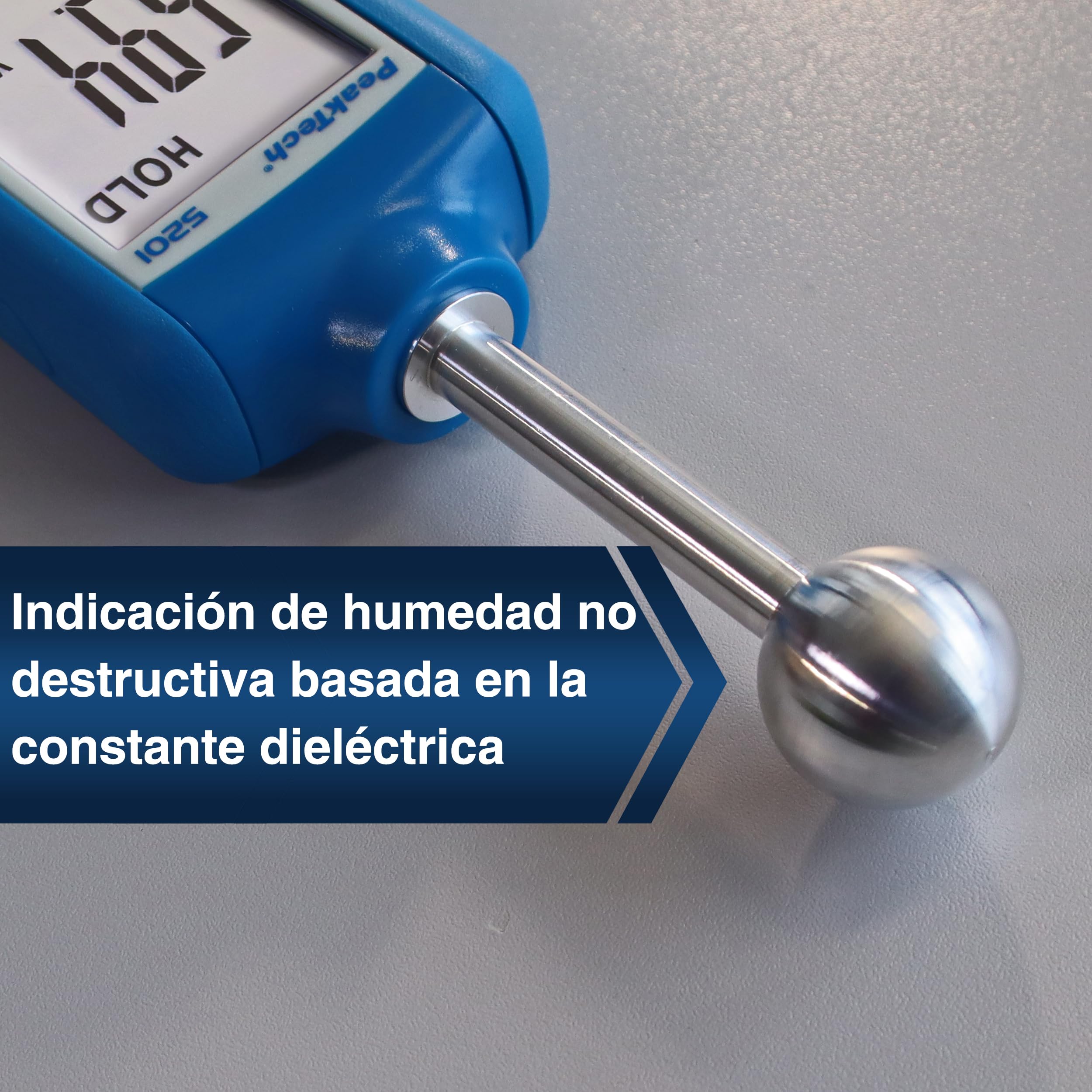PeakTech 5201 – Indicador de humedad, mampostería, profundidad de medición: 20 - 40 mm