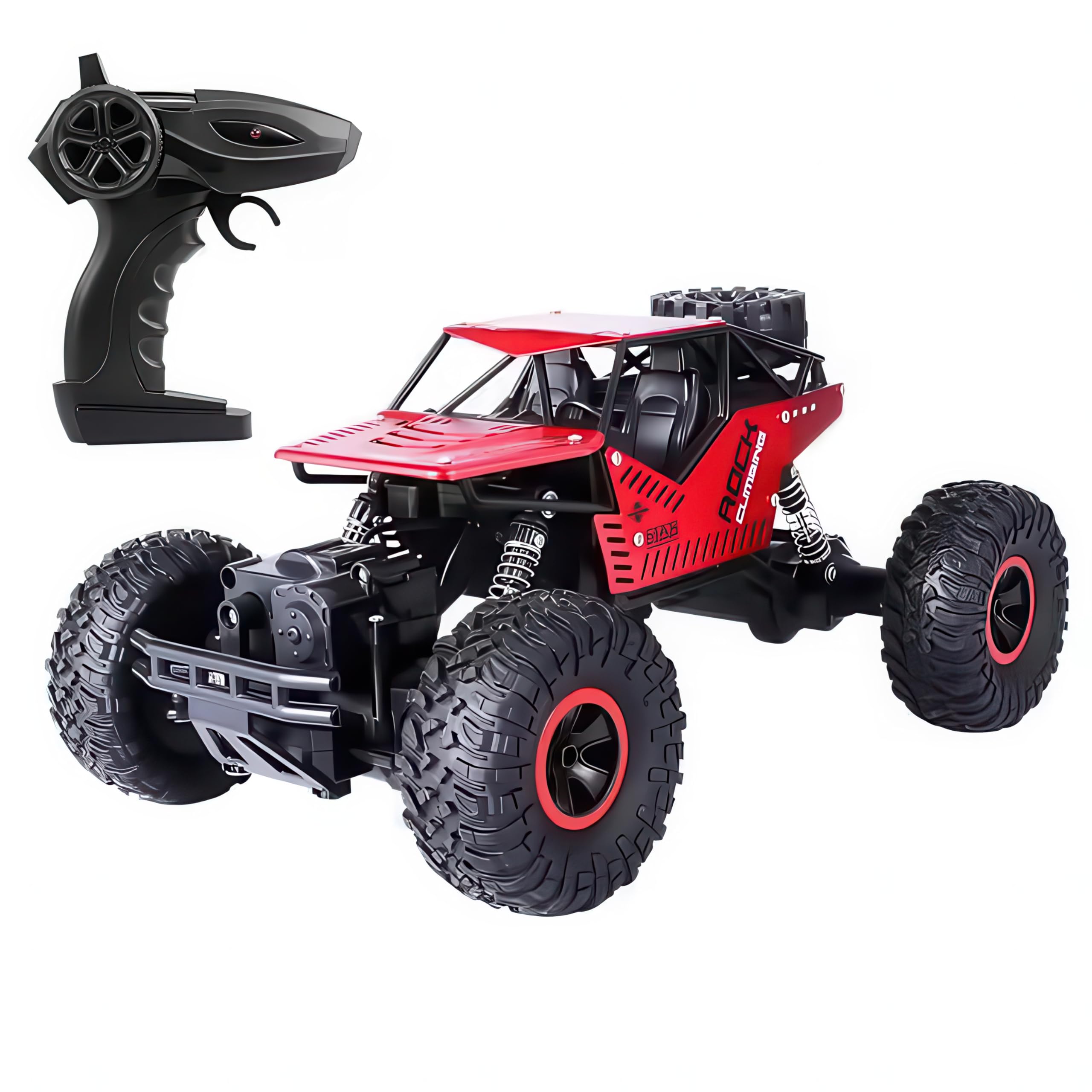 See full amazon price history chart for Eli & Chi Rechargeable Remote Control Rock Crawler Two Wheel Drive RC 1:18 Metal Alloy Body Remote Control Rock Climber High Speed Monster Racing (RED) Eli & Chi Rechargeable Remote Control Rock Crawler Two Wheel Drive RC 1:18 Metal Alloy Body Remote Control Rock Climber High Speed Monster Racing (RED) (B0D2XV8Y4J) Amazon Price History, Amazon Price Tracker