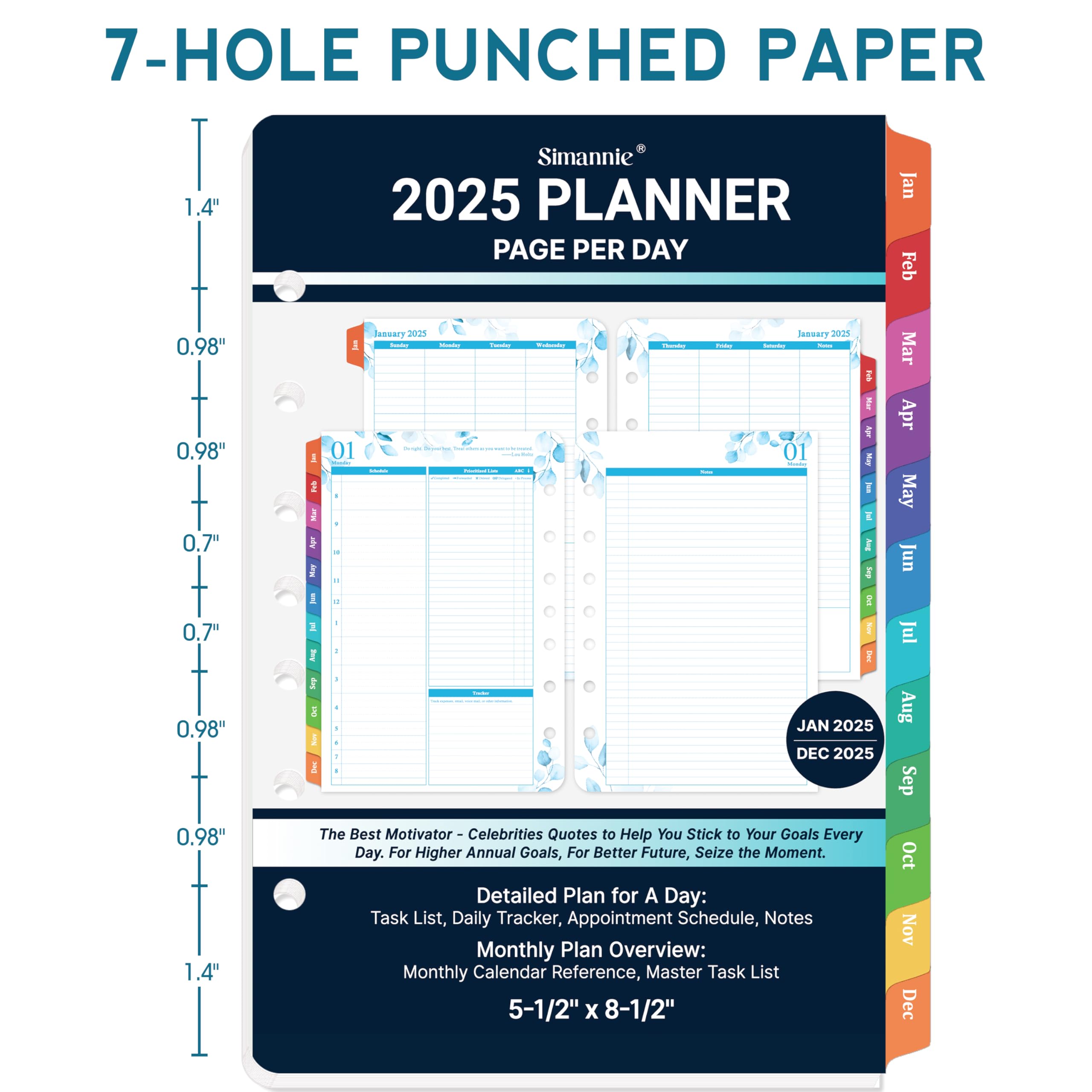 Daily Planner Inserts