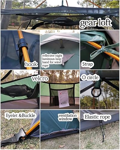 Miniatura 8 de Camppal MT057 - Tienda de campaña profesional de cuatro estaciones para dos personas