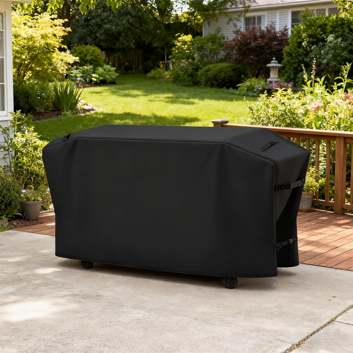 Heavy Duty 600D Grill Cover Fits for Blackstone Bronco 5-Burner 44" Omnivore Propane Griddle Fits Blackstone Culinary 36”Deluxe 4 -Burner Griddle and 36-in Culinary Omnivore Griddles